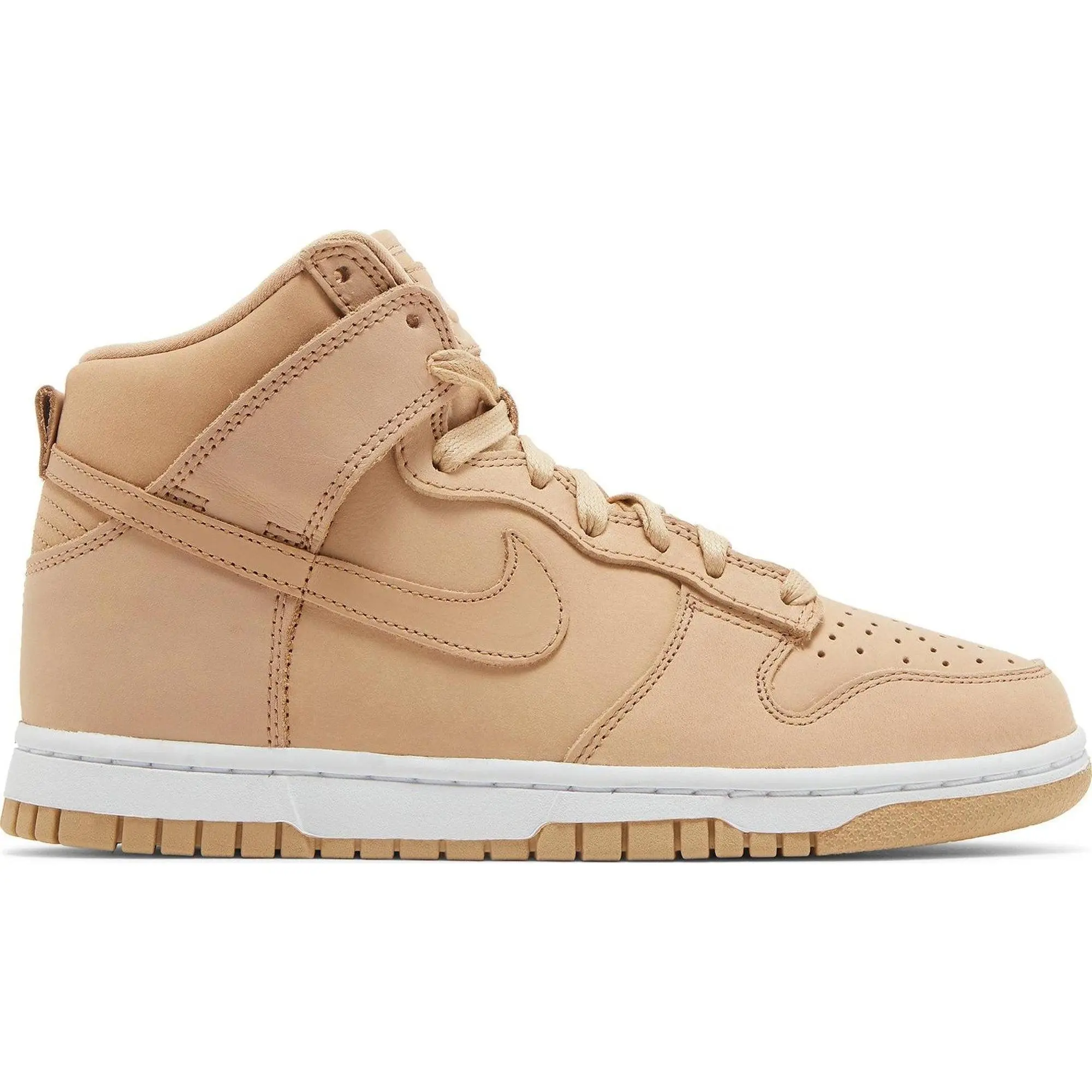 [DX2044-201] Womens Nike Dunk High Premium 'Vachetta Tan'