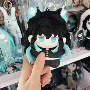 Kochou Shinobu Demon Slayer Plush Doll Anime Peripheral Tsuyuri Kanao Stuffed Kamado Nezuko Kyoujurou 10cm Tomioka Giyu Pendant