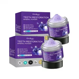 Purple Teeth Repair Mineral Powder 50G - Gentle Cleaning & Protection for Teeth, Long-Lasting Freshness, Removes Tartar & Yellowing, Whitening for Daily Use