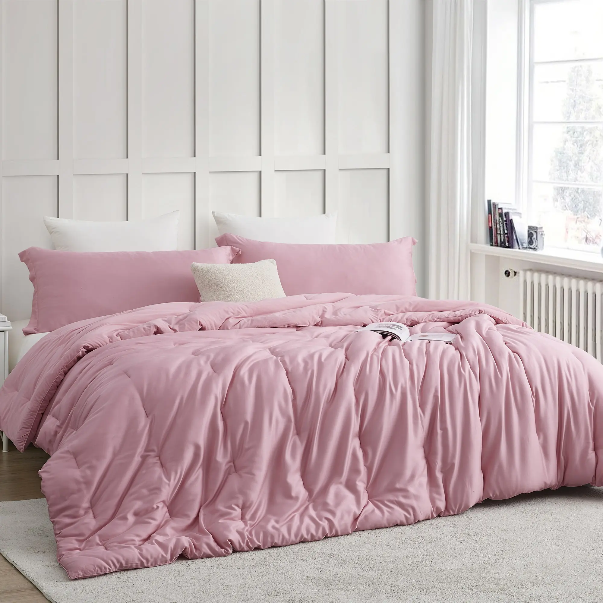 Bamboo Butter - Coma Inducer Oversized Cooling Comforter Set - Candy Pink