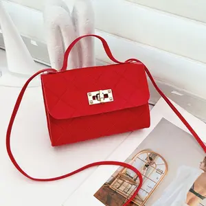 Women's Small Floral Embossed Crossbody Bag, Versatile Fashionable Mini Square Shoulder Bag, Stylish and Compact Design