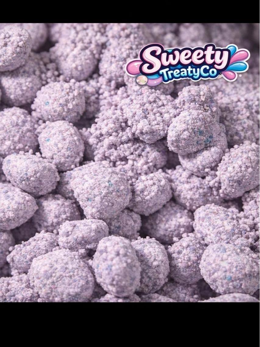SweetyTreatyCo Cotton Candy Burst Bites 6oz – Sweet Viral Crunchy Candy Snack