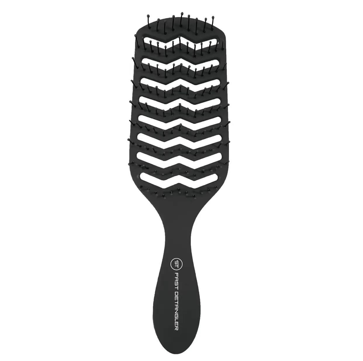 Smart Tech Fast Detangler Hair Brush - Black