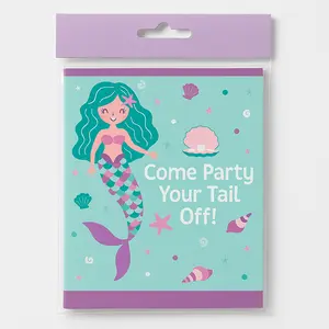 Mermaid Birthday Party Invitations Mermaid Birthday Party Invitations