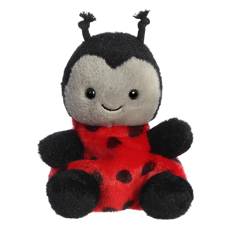 Palm Pals Adorable Lil Spots Ladybug Red Mini Soft Plush Collectable Stuffed Animal