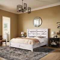 White-with Retro Brown Rug(9'x12'FT)