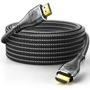 4K HDMI Cable 40Ft, Ultra High Speed HDMI Cable 2.0 Cord Braided (18Gbps), 4K@60Hz, Gold Plated Connector 3D ARC Ethernet HDMI Cord for HD TV Monitor Laptop Xbox PS4/PS5 ect(12.19m)