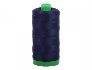 Aurifil Mako 40 wt Cotton Thread - 1094 yds - Very Dark Navy (#2785)