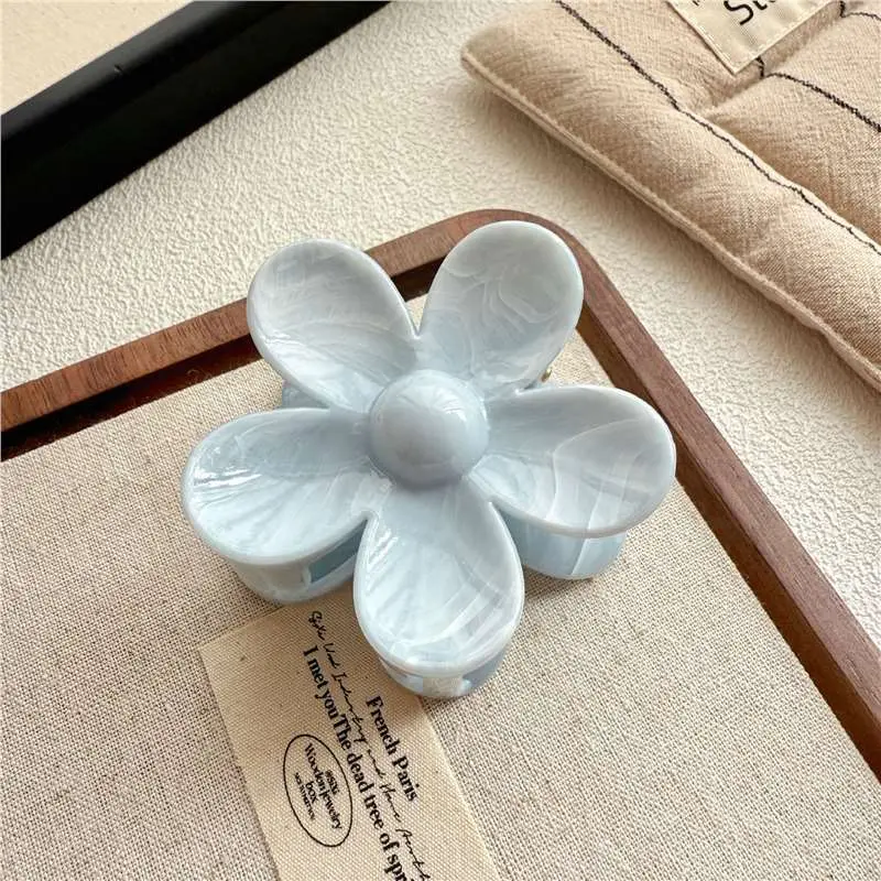 7CM five petal flower (sky blue blend)