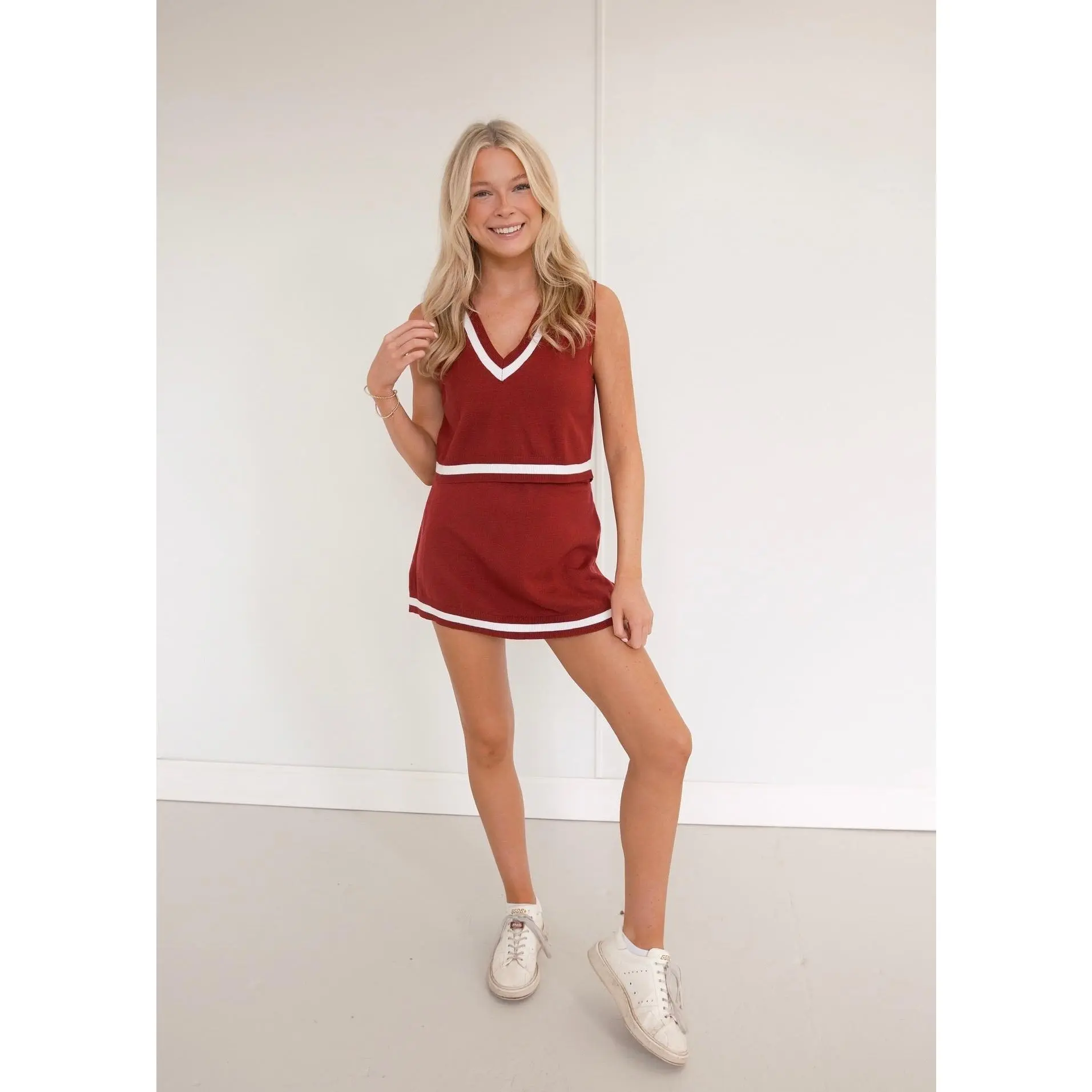 Varsity Set - Burgundy