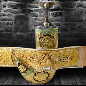 Golden Yemeni Janbiyah YE402- جنبية ذهبي