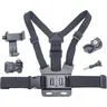 NextQube Ultimate 5-in-1 Action Camera Kit  - Hands-Free POV Vlog Mount for Travel, Gym & Hiking (Chest/Head Strap) - Compatible with iPhone 15, Samsung, Hero 12/11/10 & More