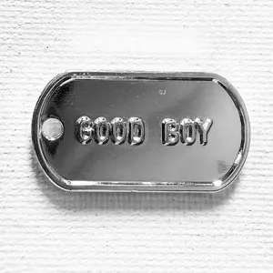Good Boy Dogtag Pin