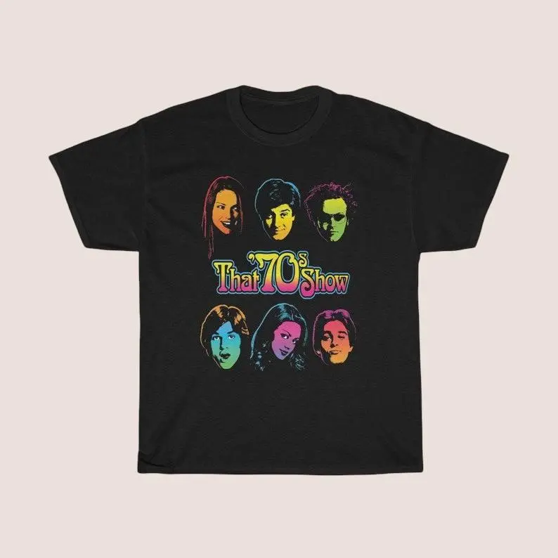 That '70s Show Retro TV Show Black T-Shirt - Available in Sizes S to 5XL - Vintage Style Graphic Tee