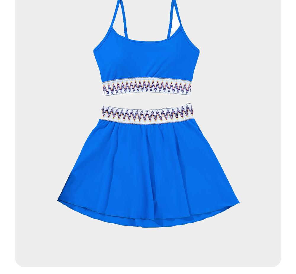 Aleumdr Womens High Waisted Bikini Sets with Skirt Two Piece Tummy Control Bathing Suit Color Block Push Up Swimsuit Sport Swimming Clothing Beach