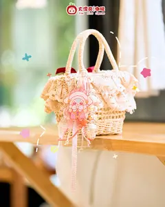 BABY THREE-LOVE Link Charm Braccelet Mystery，Bunny plush dolls， Soft Furry Collectibles，Backpack or clothing decoration，Stuffed Animal