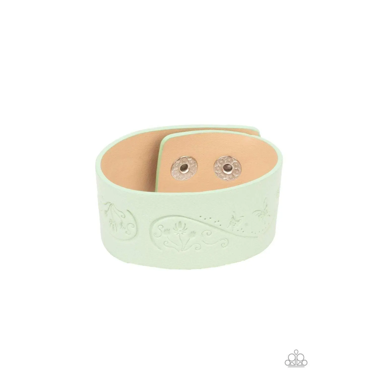 Butterfly Canopy - Green Snap Bracelet