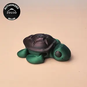 Kid Turtle 3D Printed | Articulated Turtle | Kit Turtle | Turtle Decor | Flexi toy | Moving Parts | Fidget Toy