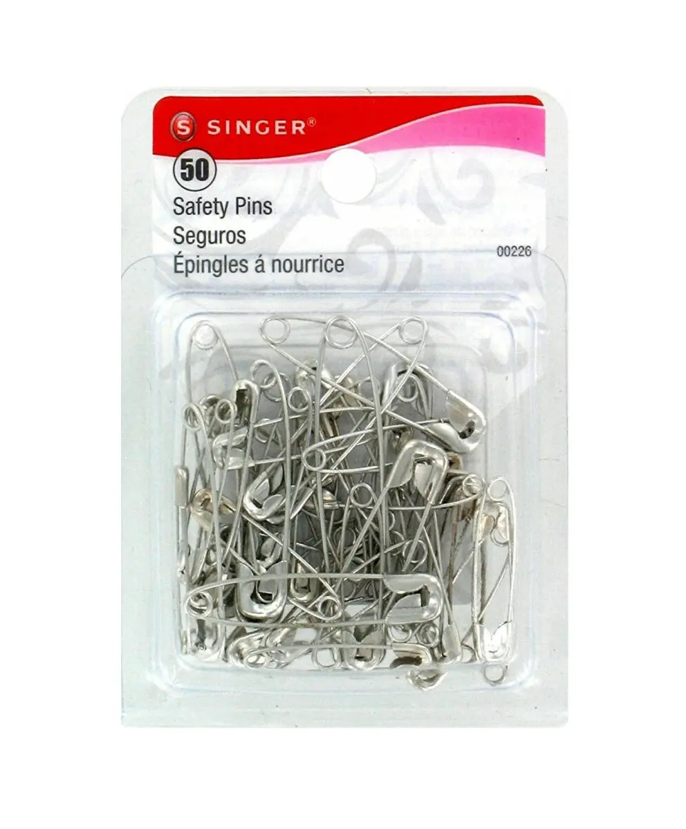 Singer Assorted Safety Pins 50ct 00226