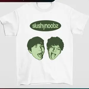 Slushy Noobz T-shirt Martin and Hamzah Tee graphic tee men gifts funny  tshirt