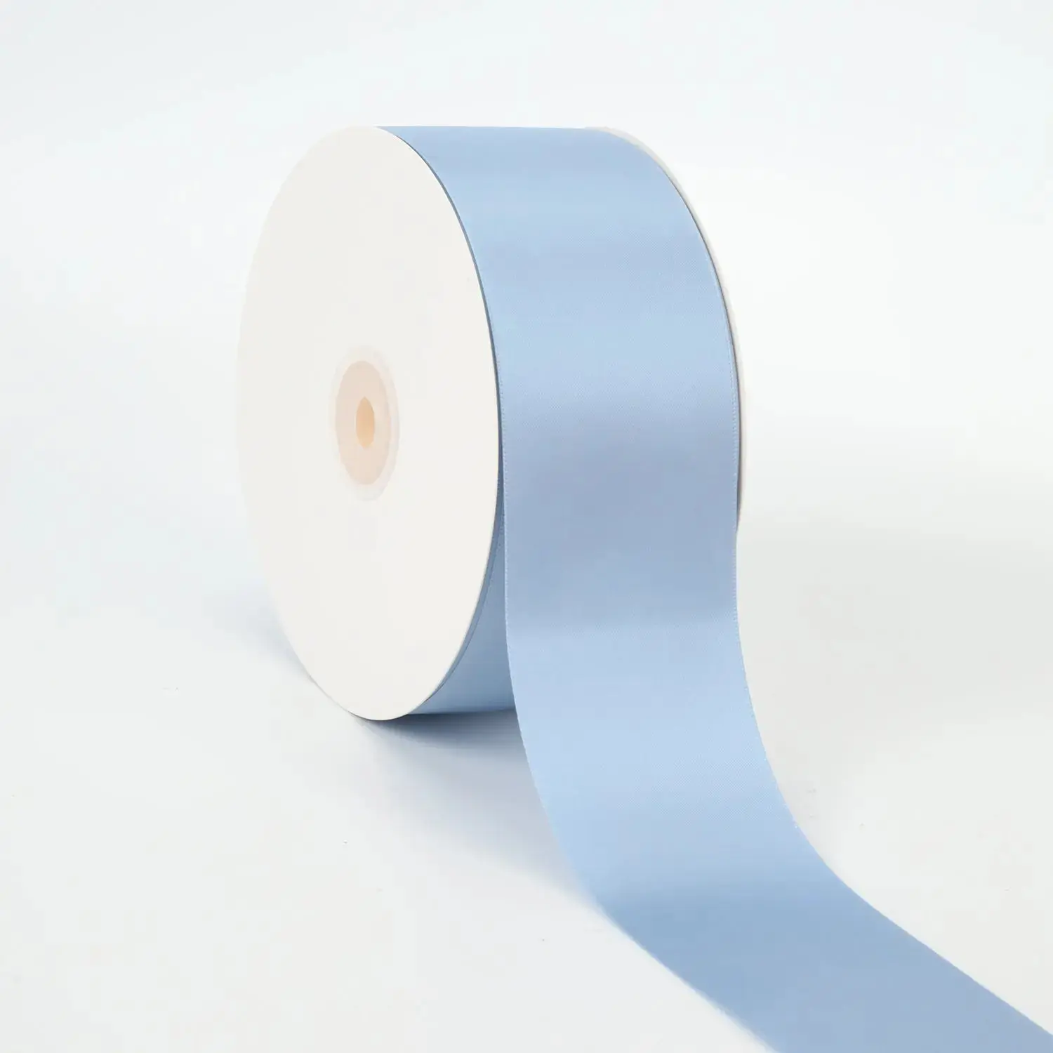 Luxurious Double Face Satin Ribbon - French Blue (332) Sewing Accessory for Creative Gift Packaging, Gift Wrapping Supplies, Home Décor
