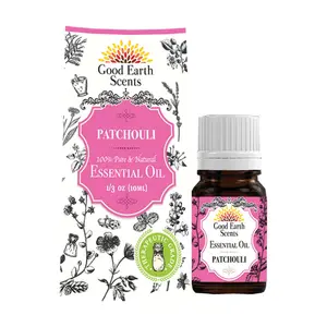 Good Earth Scents - Patchouli Essential Oil (10 ml.) Aromatic Floral