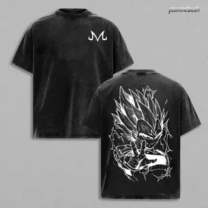 DBZ Majin Vegeta Unisex Summer outfits men streetwear 80s 90s graphic tees cotton Anime tank tops men gifts,funny graphic tee, men’s trendy t-shirts, deals, humorous, 90s, streetwear,penny tees, meme, boyfriend, good graphic
