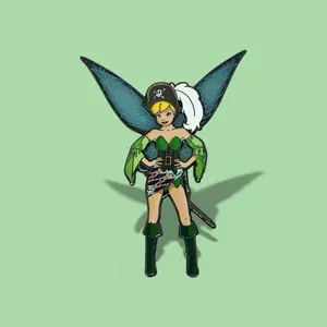Jumbo Tinkerbell Fantasy Pin 3" tall