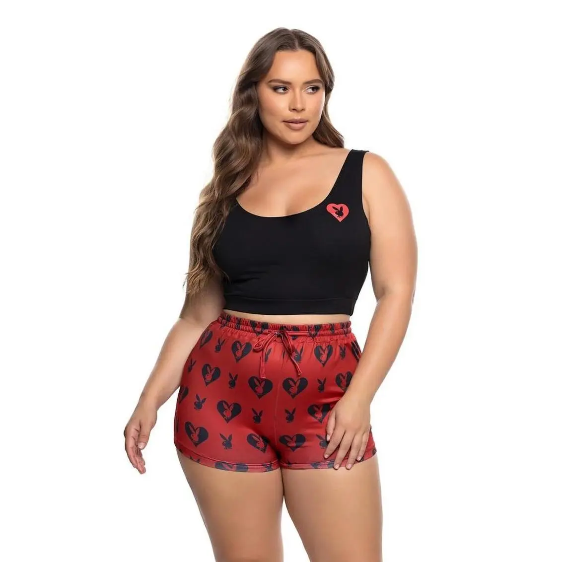 Playboy Sweetheart Bunny Lounge Short Set