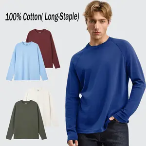 Mega Tshop Menswear Casual T-Shirt - 6.35 oz 100% Cotton Midweight, Minimalist Cut Medium Length Raglan Crew Neck, Loose-Fitting Unisex Soft Regular-Fit Top tiktokshopspringglowup