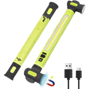 Under Hood Work Light Bar, 3000LM Ultra-Bright LED Magnetic Light Bar, 5200mAh Rechargeable Portable Hood Light for Mechanics, Car Repairing, Auto Repair, Garage