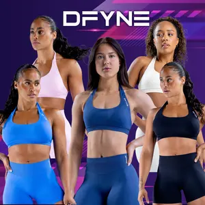 Dfyne Impact Sports Bra - Breathable Design, Seamless Style Supportive for All Seasons