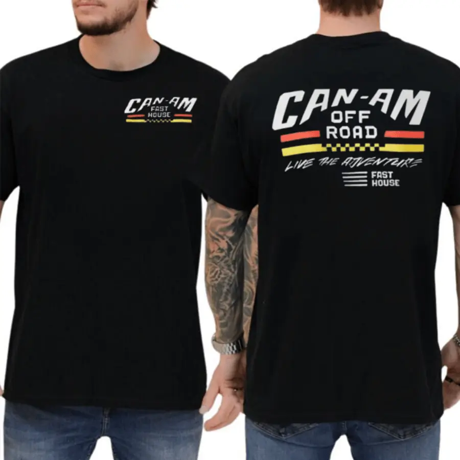 CAN-AM Fast House Graphic Tee, Off Road Shirt, Gift For Racing, Menswear, Womenswear