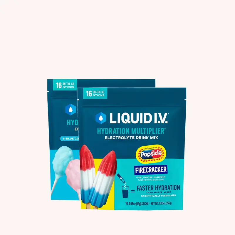 Liquid I.V. Hydration Multiplier - TikTok Viral Bundle - Hydration Powder Packets | Electrolyte Powder Drink Mix | Convenient Single-Serving Sticks | 8 Vitamins & Nutrients | 2 Pack (32 Servings)