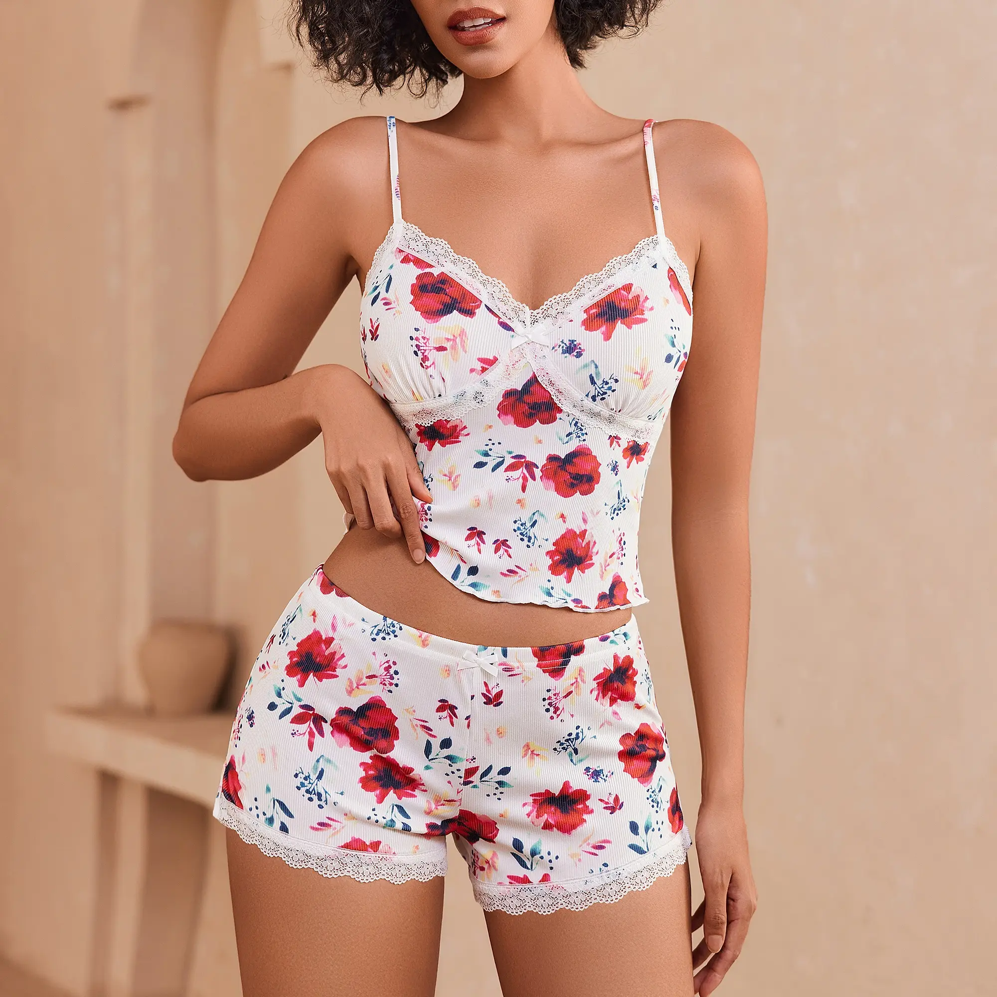 Wine Red & Flower