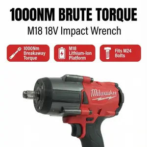 Milwaukee M18 1000Nm Impact Wrench Power Beast m electric driver lithium-ion brushless cordless gear tool