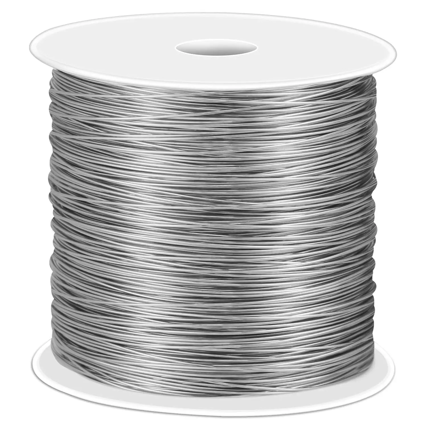 26-Gauge 304 Annealed Stainless Steel Wire Spool - 0.4mm Diameter, 418 ft Spool of Wire, Bendable, Rustproof, Tarnish Resistant for Jewelry Making, Craft Projects