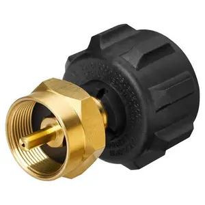 Propane Refill Adapter, Fill 1 Pound Bottles from 20lb Tank, Fits QCC1 / Type1 Propane Tank and 1 lb Disposable Cylinder Propane Bottle Connector