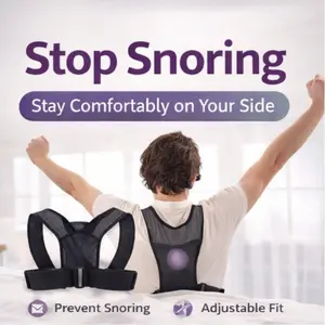 Anti-Snoring Sleep Vest Side Sleeping Trainer with Firm Ball for Better Sleep