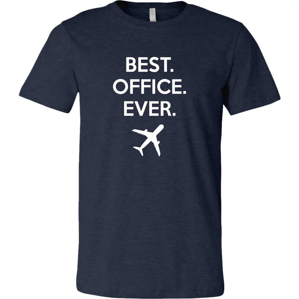Best Office Ever Flight Crew Unisex T-shirt Flight Crew Shirt Flight Attendant Shirt Pilot Shirt Stewardess Shirt Airplane Travel WFlighAtten
