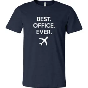 Best Office Ever Flight Crew Unisex T-shirt Flight Crew Shirt Flight Attendant Shirt Pilot Shirt Stewardess Shirt Airplane Travel WFlighAtten