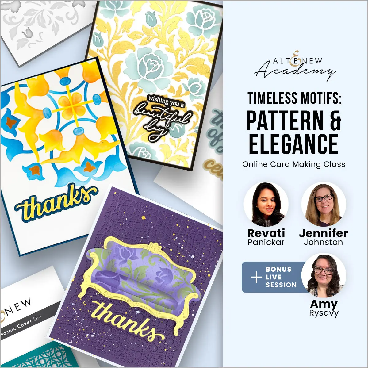 Timeless Motifs I: Pattern & Elegance