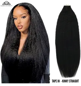 TAPE IN EXTENSION - KINKY STRAIGHT (40 PIECES = 1 PACK)