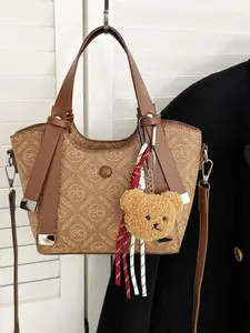 Women's Crossbody Shoulder Bag, Adjustable Strap, All over Print, Large Capacity, Casual Style, Versatile Shoulder Bags, Suitable for All Seasons