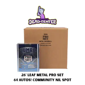 5/24 Break 2 Pick Your Team Break (Case Break (8 Boxes) 26' Leaf Metal Pro Set) 64 Autos Community NIL/College/High School Spot