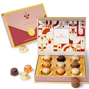 Chocolate Thank You Gift Box, Edible Greeting Card