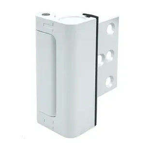 Home Safety Door Reinforcement Lock, Child Safety, Enhances Home Security, Prevents Unauthorized Entry, Aluminum Structure Finish, Frame Lock, Silver