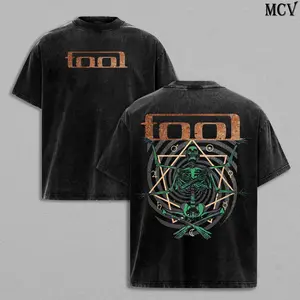 Tool Skeleton Sigil Graphic Washed T-Shirt, Washed Hoodie, Sweatshirt Alternative Rock Streetwear Fan Apparel Gift