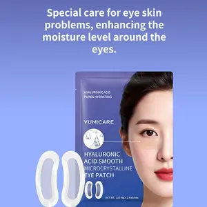 Hyaluronic Acid Dissolvable Microcrystal Eye Mask Patch, Hydrating and Moisturizing, Firming and Brightening, Smooths Around Eyes, Moisture