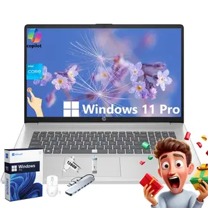 2025 HP 15.6" Touch Laptop, Intel i3-1315U Up to 4.5GHz, Win 11 Pro, Copilot,up to 32GB RAM, 512GB SSD, Bundle Accessory,Suit for Business&Student